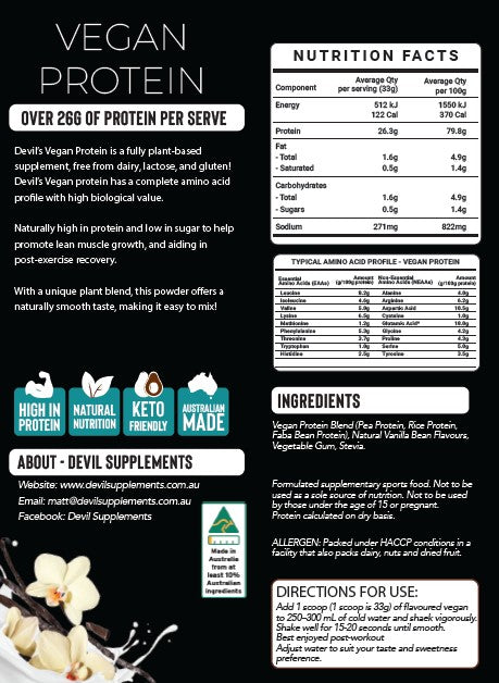 Vegan Protein - Vanilla